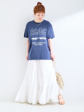 「GOOD ROCK SPEED（グッドロックスピード）のアイテム」を使った、Kanakoさん（レディース・163cm）の春コーディネート