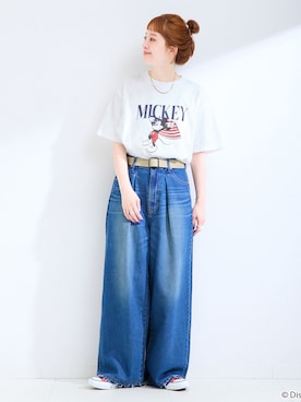 「GOOD ROCK SPEED（グッドロックスピード）のアイテム」を使った、Kanakoさん（レディース・163cm）の春コーディネート