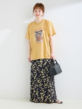 「GOOD ROCK SPEED（グッドロックスピード）のアイテム」を使った、Kanakoさん（レディース・163cm）の夏コーディネート