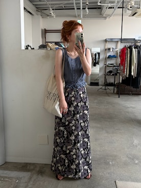 「B.C STOCK（ベーセーストック）のアイテム」を使った、Kanakoさん（レディース・163cm）の夏コーディネート