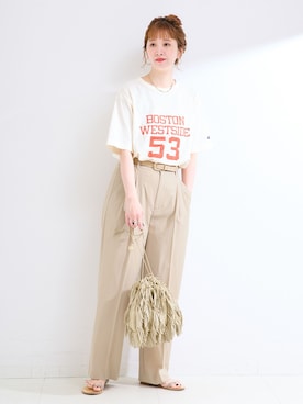 Kanakoさん（レディース・163cm）の夏コーディネート