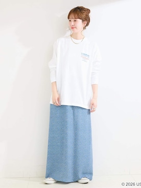 「GOOD ROCK SPEED（グッドロックスピード）のアイテム」を使った、Kanakoさん（レディース・163cm）の春コーディネート