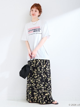 「GOOD ROCK SPEED（グッドロックスピード）のアイテム」を使った、Kanakoさん（レディース・163cm）の春コーディネート