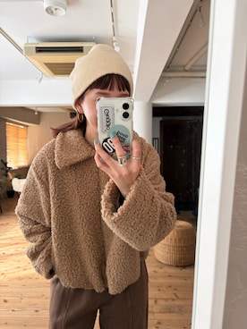 「B.C STOCK（ベーセーストック）のアイテム」を使った、Kanakoさん（レディース・163cm）の冬コーディネート