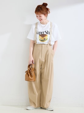「GOOD ROCK SPEED（グッドロックスピード）のアイテム」を使った、Kanakoさん（レディース・163cm）の春コーディネート