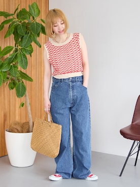 Kanakoさん（レディース・163cm）の春コーディネート