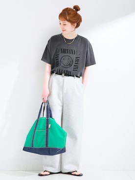 「GOOD ROCK SPEED（グッドロックスピード）のアイテム」を使った、Kanakoさん（レディース・163cm）の春コーディネート