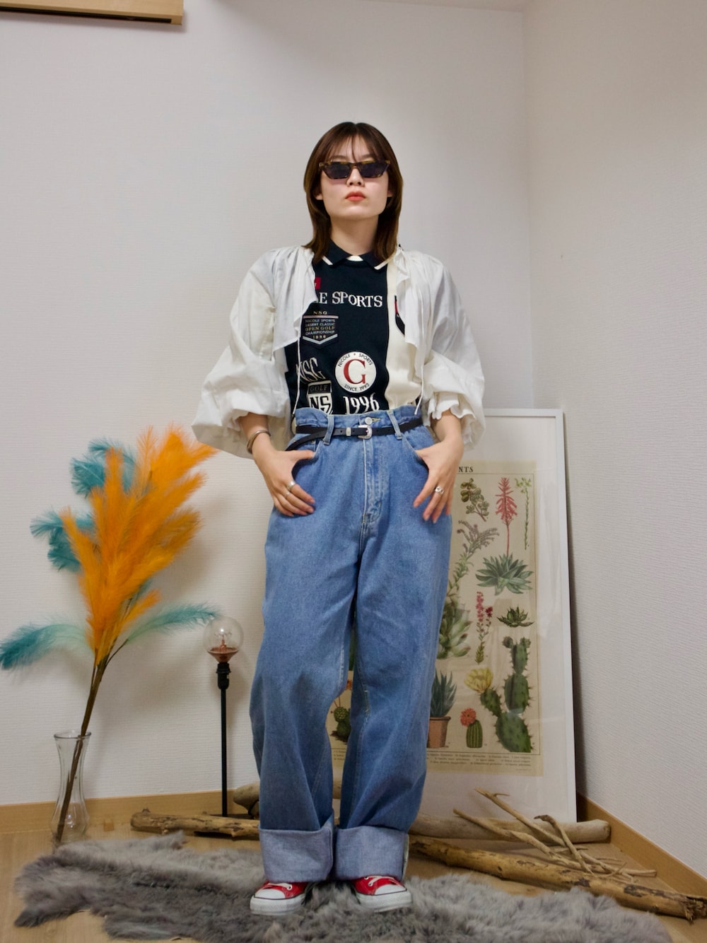 BEAMS BOY / コットン リネン ギャザー ボレロ ロングスリーブを