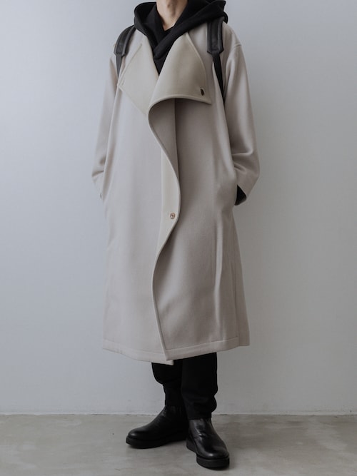ジャケット・アウター DRAPE COAT ato DRAPE COAT/BLACK | ato AOYAMA