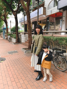 「COMME CA ISM（コムサイズム）のアイテム」を使った、Daisyさん（レディース・163cm）の冬コーディネート