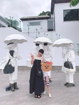 「NO NAME（ノーネーム）のアイテム（オールインワン・サロペット）」を使った、Daisyさん（レディース・163cm）の夏コーディネート