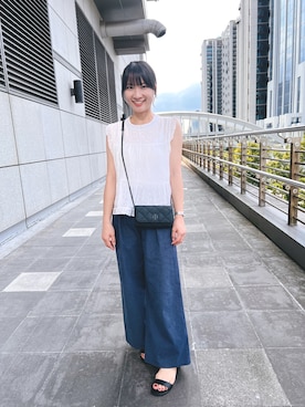 「TORY BURCH（トリーバーチ）のアイテム」を使った、Daisyさん（レディース・163cm）の秋コーディネート