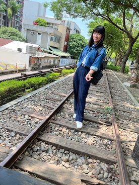 「NO NAME（ノーネーム）のアイテム（ジャケット/アウター）」を使った、Daisyさん（レディース・163cm）の春コーディネート