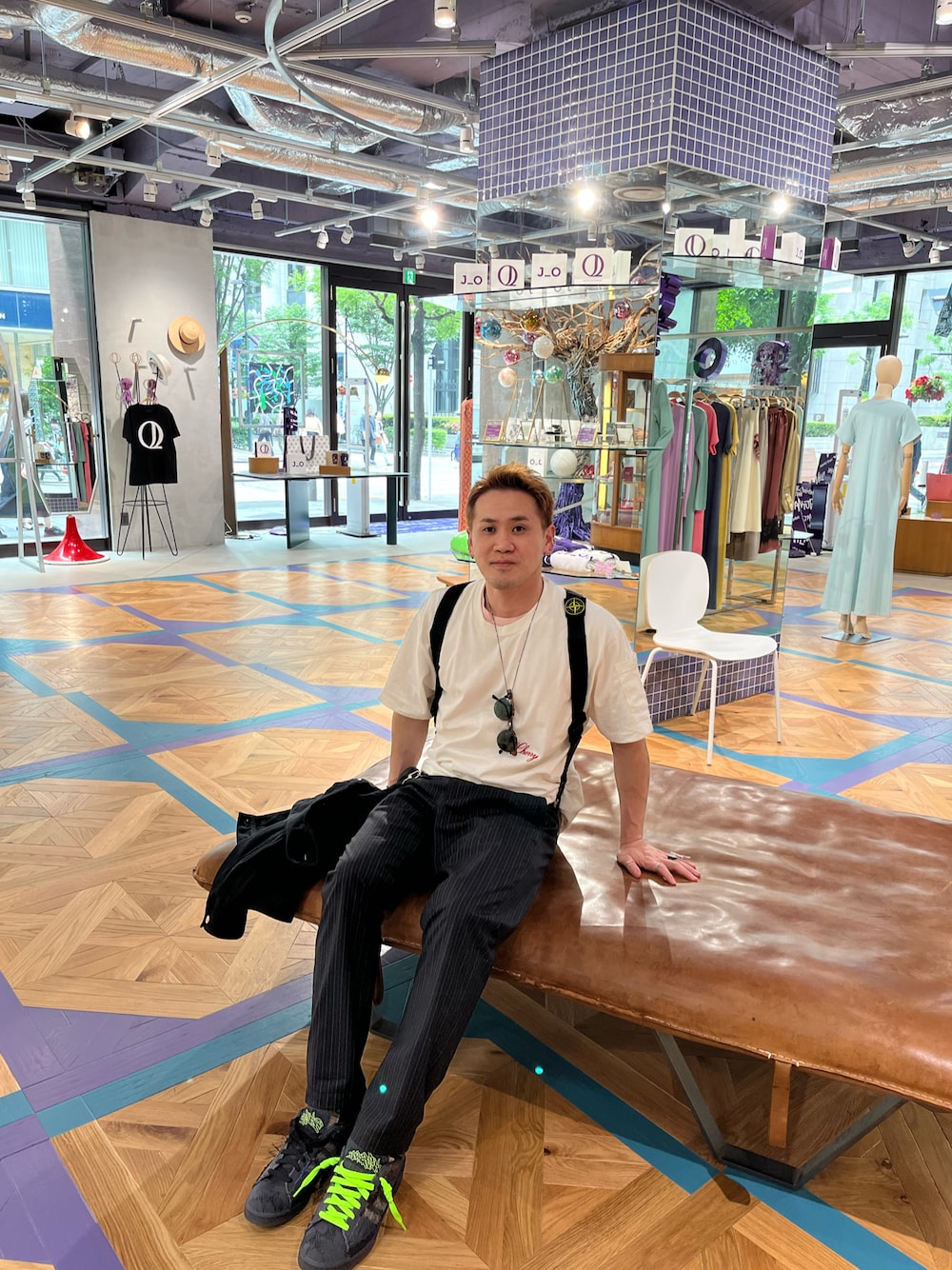 STONE ISLANDのサスペンダーを使った人気ファッションコーディネート