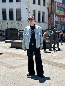 BALENCIAGA プラットフォームスニーカー デニムシャツジャケットデニム BALENCIAGA プラットフォームスニーカー デニムシャツジャケットデニム