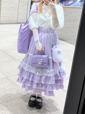 「Chalmiere（シャルミエール）のアイテム」を使った、駒子さん（レディース・163cm）の夏コーディネート