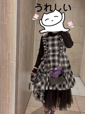 「axes femme（アクシーズファム）のアイテム（パンプス）」を使った、駒子さん（レディース・163cm）の秋コーディネート