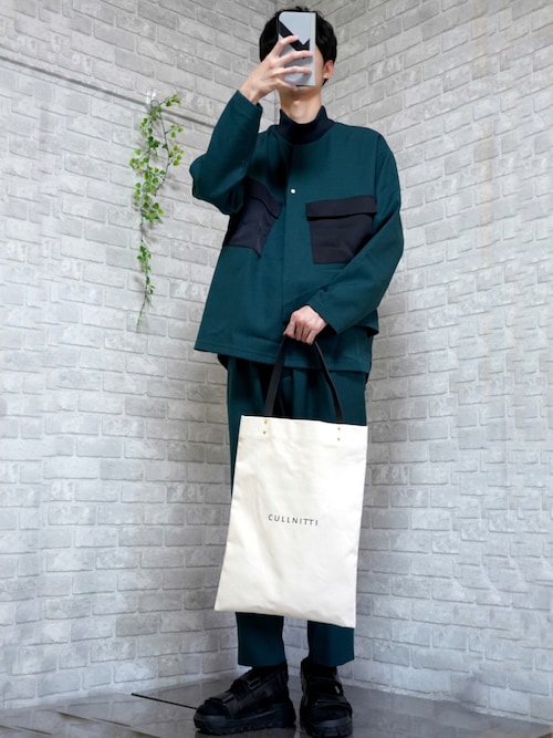 CULLNI（クルニ）の「2020秋冬 ストレッチツイル モックネックプル 