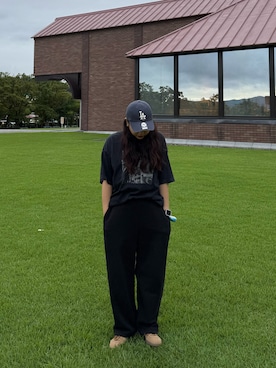 「アイテム（帽子）」を使った、KANAさん（レディース・158cm・20代）の秋コーディネート