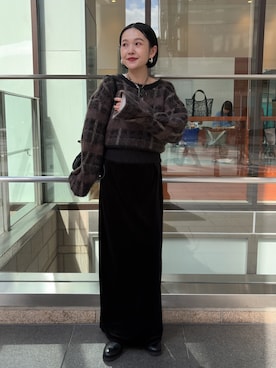 「アイテム（ニット/セーター）」を使った、otaniさん（レディース・160cm・30代）の秋コーディネート