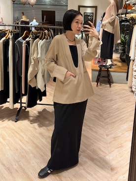 「CAPRICIEUX LE'MAGE（カプリシューレマージュ）のアイテム（ワンピース）」を使った、otaniさん（レディース・160cm）の春コーディネート