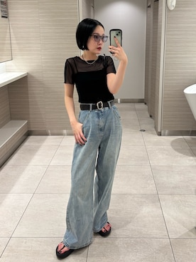 「アイテム（パンツ）」を使った、tani_lemageさん（レディース・160cm・30代）の夏コーディネート