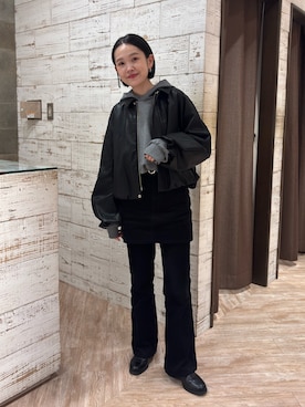 「アイテム（ブルゾン）」を使った、otaniさん（レディース・160cm・30代）の秋コーディネート