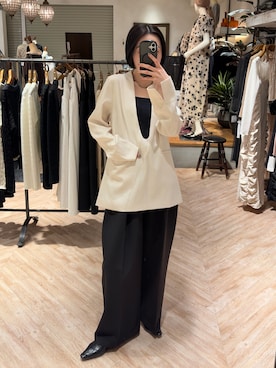「黒パンツ」｜otaniさん（レディース・160cm）の春コーディネート