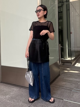 「アイテム（スカート）」を使った、otaniさん（レディース・160cm・30代）の夏コーディネート