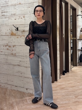 「スニーカー女子」｜otaniさん（レディース・160cm）の春コーディネート