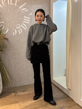 「アイテム（スカート）」を使った、otaniさん（レディース・160cm）の秋コーディネート