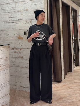 「ビーニー」｜otaniさん（レディース・160cm）の春コーディネート