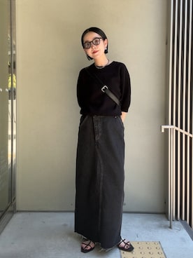 「アイテム（トップス）」を使った、tani_lemageさん（レディース・160cm・30代）の夏コーディネート