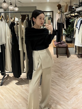「春ニット」｜tani_lemageさん（レディース・160cm・30代）の春コーディネート
