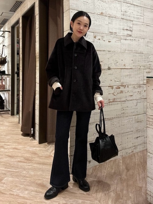 カプリシューレマージュ　コート ホースファーハーフコート（その他アウター）｜CAPRICIEUX LE'MAGE