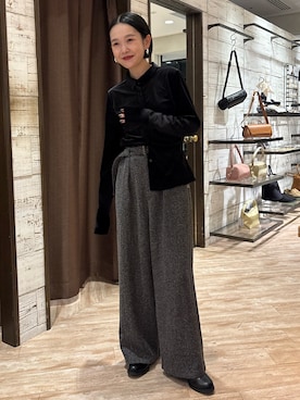 「アイテム（シャツ/ブラウス）」を使った、otaniさん（レディース・160cm）の秋コーディネート