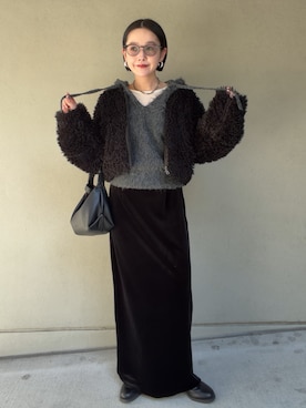 「アイテム（スカート）」を使った、otaniさん（レディース・160cm・30代）の冬コーディネート