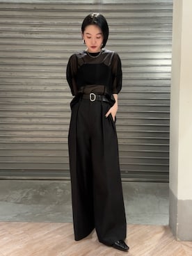 「アイテム（トップス）」を使った、tani_lemageさん（レディース・160cm・30代）の夏コーディネート