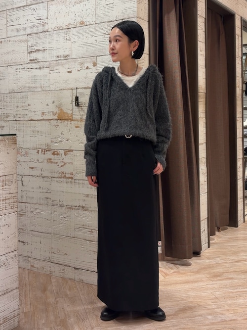 セール】【低身長サイズあり】マキシIラインスカート（スカート