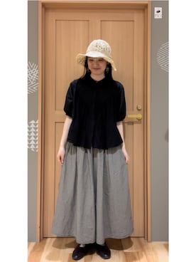 「出勤コーデ」｜「アイテム（その他シューズ）」を使った、あおいさん（レディース・162cm）の春コーディネート