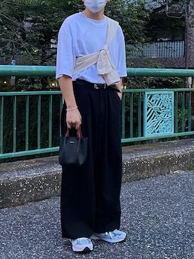 「saby」｜「アイテム（シューズ）」を使った、Judyさん（メンズ・175cm）の秋コーディネート