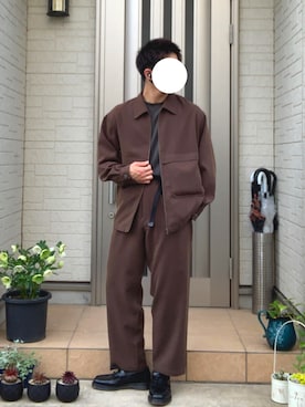 「niko and...（ニコアンド）のアイテム（ブルゾン）」を使った、のむさんさん（メンズ・171cm）の春コーディネート