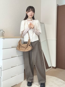 aoiさん（レディース・161cm）の冬コーディネート