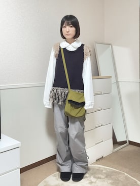 「ES（エス）のアイテム」を使った、aoiさん（レディース・161cm）の秋コーディネート