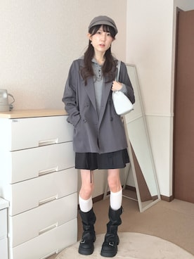 「FENNEC（フェネック）のアイテム（バッグ）」を使った、aoiさん（レディース・161cm）の春コーディネート