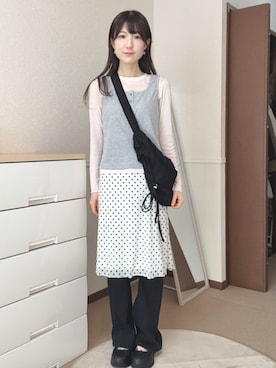 「FENNEC（フェネック）のアイテム（バッグ）」を使った、aoiさん（レディース・161cm）の春コーディネート