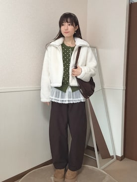 aoiさん（レディース・161cm）の冬コーディネート