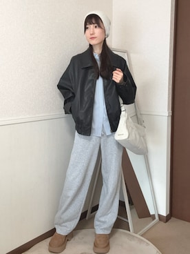 「FENNEC（フェネック）のアイテム」を使った、aoiさん（レディース・161cm）の冬コーディネート