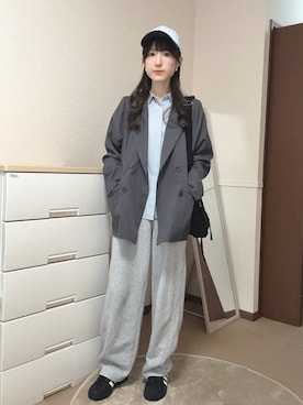 「SINOON（シヌーン）のアイテム」を使った、aoiさん（レディース・161cm）の冬コーディネート