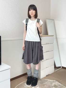 「ES（エス）のアイテム」を使った、aoiさん（レディース・161cm）の夏コーディネート